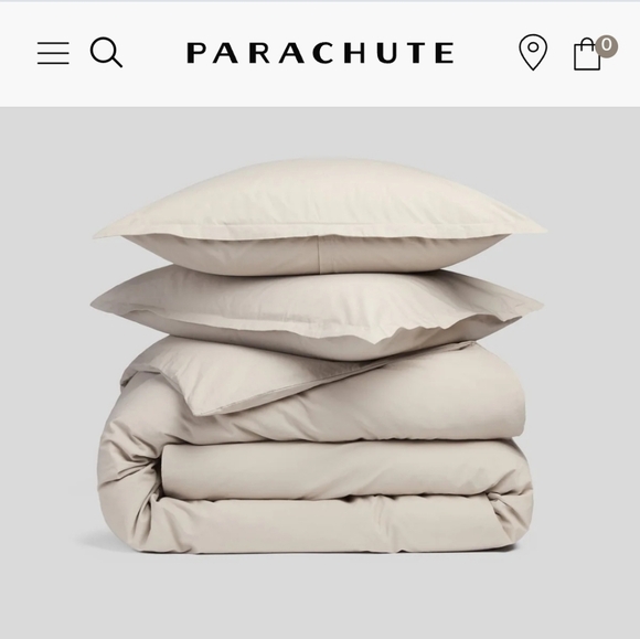 Parachute Other - Parachute Duvet Cover and Pillowcases in Bone 100% Cotton